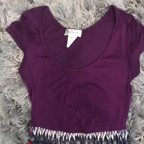 The zig zag stripe boutique- purple pattern maxi-S - Picture 2 of 4